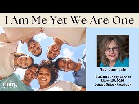 Sunday Contemplative Service March 22, 2026 Rev. Jean Lein