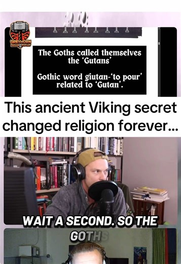 The word “God” is quite heathen… Stemming from Proto Germanic and sharing an etymology with the word Goth and first found in the Gothic bible…kinda wyrd! Thoughts? 👀 Check out the full length video on YouTube early February ! Subscribe to YouTube linked in the comments. #viking #norsepagan #spirituality #pagan #mythology