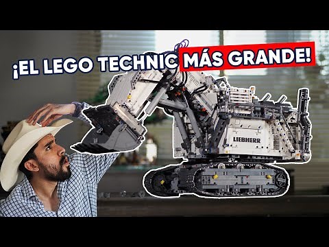 Conoce el LEGO Technic con más piezas ¡La Excavadora Liebherr R 9800!