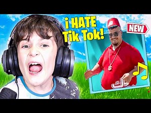 Trolling Little Bro With NEW "skibidi bop" TikTok Emote! (UNRELEASED)