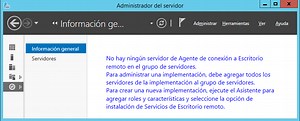 Solución al error No hay ningún servidor Agente conexión Escritorio remoto en Windows Server » Proyecto A