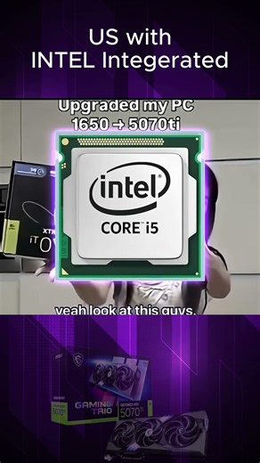 Me with intel integerated GPU #pc #intel