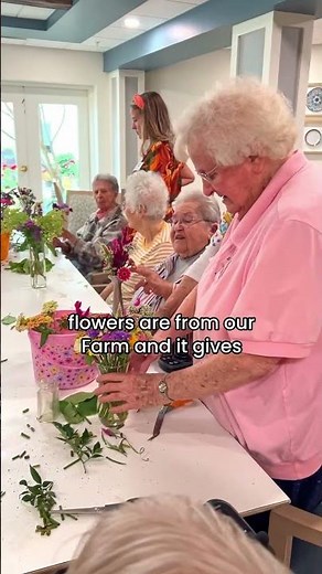 Residents Creating Joy with Flowers