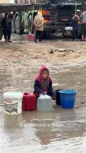 Gaza’s children persevere in their daily struggle to secure water. #donatenow #donatehere