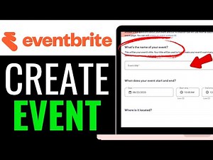How to Create an Event on Eventbrite 2025 (QUICK & EASY)