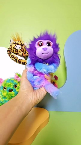 TANGLE Furry Fidget Friends (Wisdom The Leopard)