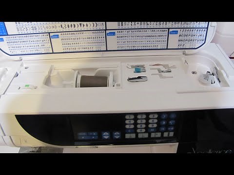 how to thread the eXcellence 730 pro by elna