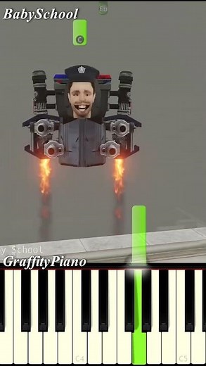 Big Speaker And Camera Kirito @BabySchool Piano Tutorial