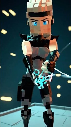 Epic Minecraft Girl Character in Action 🎮 Aesthetic Minecraft #shorts