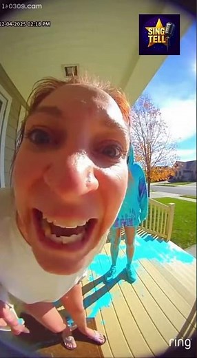 Ring Camera Captures Parents Demanding Answers After Paint-Bomb Prank! 🎥🎨