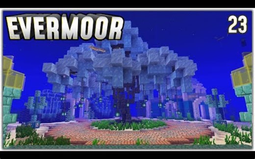 【MegRae】Minecraft我的世界 水下冰树的建造（授权搬运）