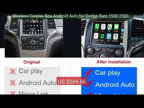 Wireless Carplay Box Android Auto for Dodge Ram 1500 2500 2014-2017... — Top Rated 2026 | Buy Now!