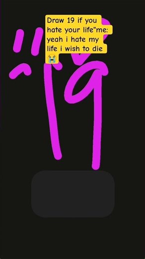 #drawing 19 if I want to die 😭
