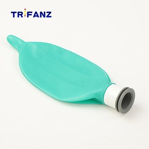 [Hot Item] Medical Disposable Green Anesthesia Breathing Bag with Connector 0.5L 1.0L 2.0L 3.0L Latex-Free