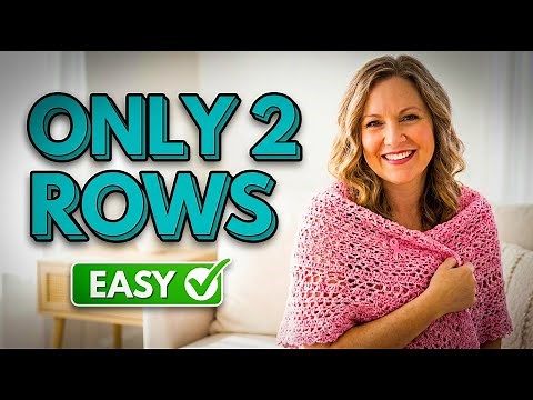 How to Crochet Pink Ribbon Cancer Awareness Scarf