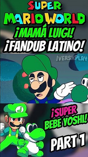 MAMÁ LUIGI Y EL PEQUEÑO BEBÉ YOSHI🦖💚 🍄FANDUB ESPAÑOL LATINO🍄