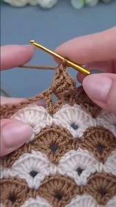 Beautiful crochet knit pattern tutorial for beginners #crochet