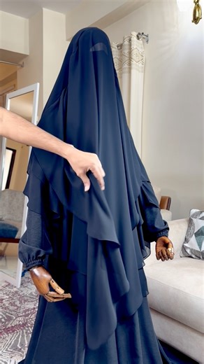 Chokh daka jai Pechoner ekta layer samne ene💗 back 3 layer and front 2 layer soft jorget 37/54 jilbab💗 original vedio💗 | Heaven Touch.Com