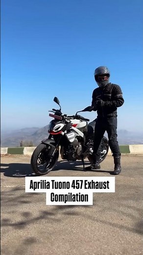 Aprilia Tuono 457 exhaust Note!