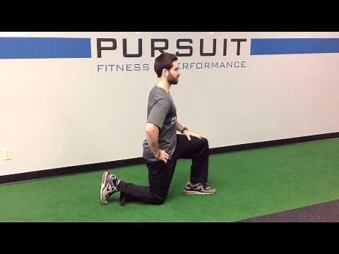 Half Kneeling Hip Flexor Stretch