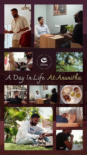 This is what a typical day looks like at Cadabam's Anunitha, our premier de-addiction centre in Bangalore. Cadabam's Anunitha is a place of new beginnings. Substance Abuse is a disease that needs medical intervention, and we are well equipped to deal with all the challenges it has to offer. This video, while creatively depicted, is an honest depiction of what happens in the day to day life of people in the rehabilitation centre. If you or anyone you know, is suffering from substance abuse disord
