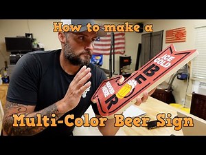 Multi-Color Beer Sign