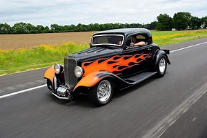 Rare 1933 Chevy Mercury-Series Coupe is all Hot Rod