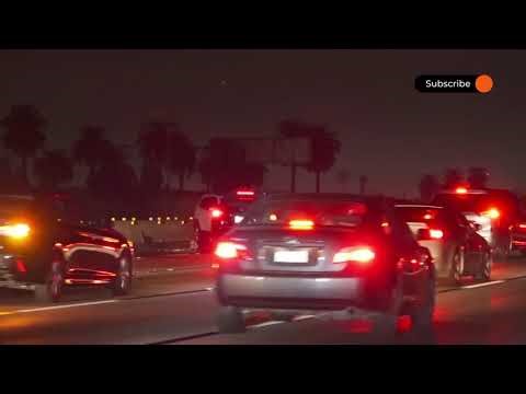 Multi-Car Freeway Crash (RAW FOOTAGE) - Los Angeles