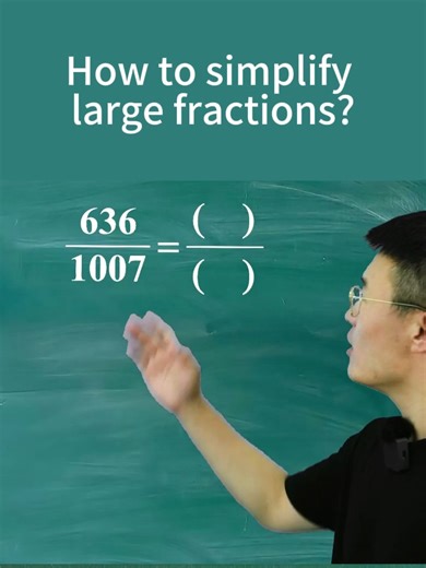 How to simplify large fractions？ #education #thinking #maths #math #mathematics #calculation #pattern