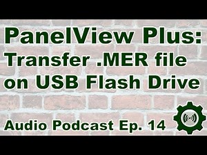 Transfer A-B HMI projects using USB Memory Sticks