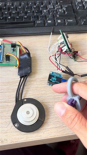 Control remoto con arduino Nano y gatillo acelerador de sensor hall