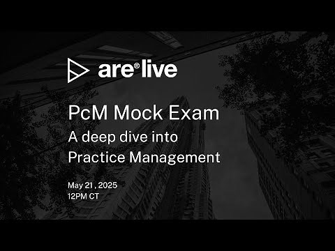 ARE Live: Practice Management Mock Exam | ARE 5.0 PcM Exam 2025