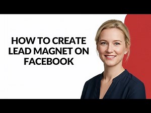 HOW TO CREATE LEAD MAGNET ON FACEBOOK - Julia'sTutorials