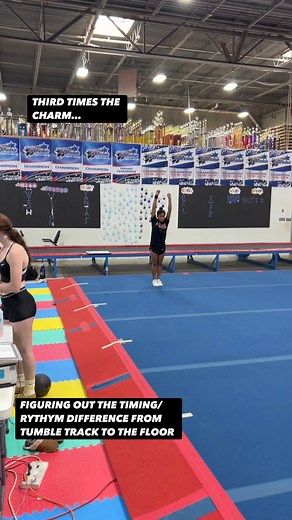 14K views · 142 reactions | THIRD TIMES THE CHARM… So proud of @steen_girlsgymandcheer (Cam) for setting a goal and sticking with it until she achieved it! She stuck to the plan and trusted the process! Her full on the floor will be posted soon #tumbling #tumblechef #cheer | tumblechef | Facebook