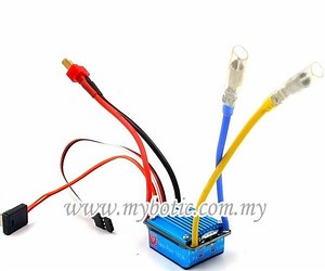 How to Control DC Gear Motor by Using 160A Brushed Electronic Speed Controller and Servo Tester