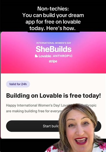 Here's how to build your dream app for free on lovable today. #vibecoding #lovable #apps #entrepreneur #entrepreneurship
