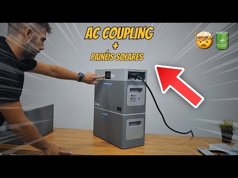 Paineis Solares + Acoplamento AC no Deye Micro ESS🔥 Bateria para Sistema Fotovoltaico Existente 🚀🤯