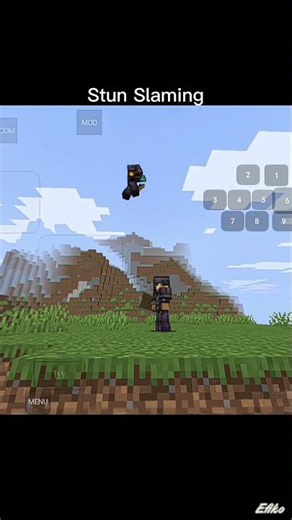 How to do stun slaming in Minecraft 😯