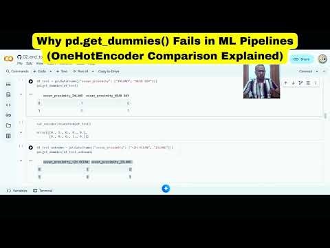 Why pd.get_dummies() Fails in ML Pipelines (OneHotEncoder Comparison Explained)