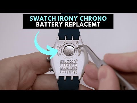 Swatch Irony Chronograph Battery Replacement