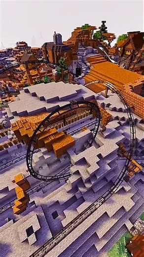 Go check this out! This is my own ride made in BEDROCK minecraft! #minecraft #ride #rollercoaster