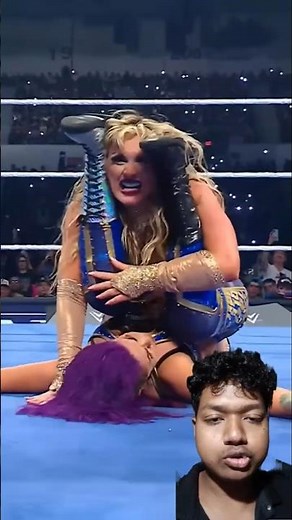 Tiffany Stratton’s INSANE Top Rope Attack on Bayley! 😱🔥 #WWE