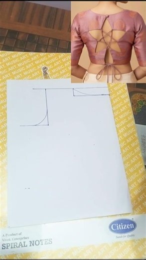 Trendy Star Back Blouse Design✨|#viral #fashion #blouse#stiching #shorts