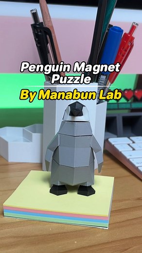 Bambu Lab on Instagram: "Get hooked on this addictive magnetic toy. The satisfying snap and crack will keep you coming back for more. Link in bio Model designed by Manabun at MakerWorld #3dprinter #3dprinting #bambulab #magnet #penguin"