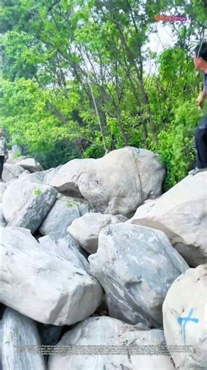 Precise control, boulder hoisting completed with zero error