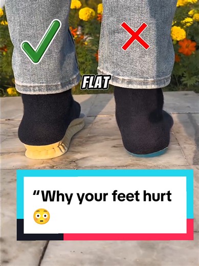 This is why your feet feel tired 👀 Flat insoles = less comfort ❌ Upgrade to soft cushioned steps ☁️ Try ShoppitUk insoles today 🔥 #Uk #insoles #archsupport #shoestyle #tiktokshop