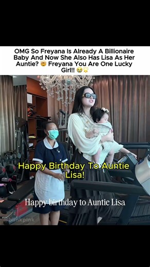 Freyana is the luckiest baby, thank you kateyki 😭👯‍♀️ #lisa #리사 #blackpink #블랙핑크