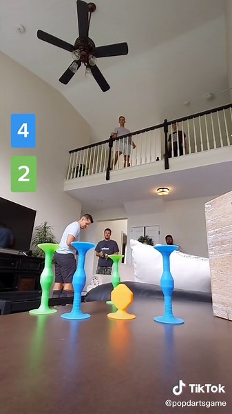 My brother and I challenge @dudeperfect to beat us at our own game! 😅 #popdarts #challenge #athlete #competition #fungame #skills #dudeperfect