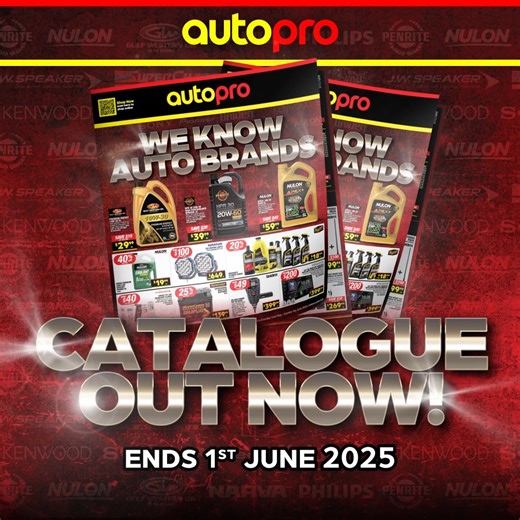 Save big on your favourite Brands at Autopro! 🚗 Check out our catalogue deals! 🔗 https://autopro.com.au/ap/catalogue *T&C's apply. See website for details. Offer valid 14th May – 1st June 2025. Available at participating stores. While stocks last | Autopro