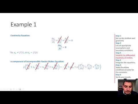 Fluid Mechanics in English | 81 | Example 1 - Couette flow